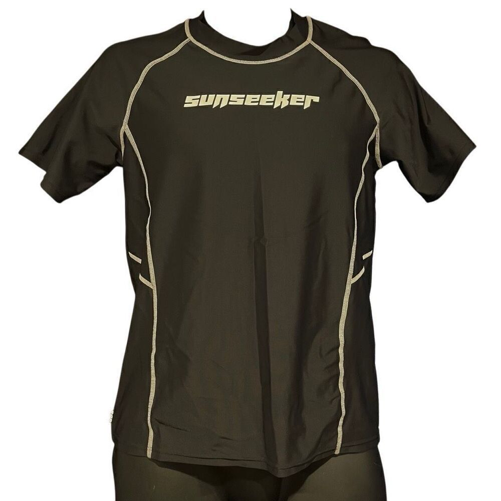 Sunseeker Swim Shirt Rash Guard UV Protection Men’s Small